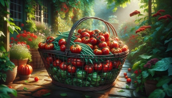Keep your tomatoes and cucumbers bruise-free with the right harvest basket.
