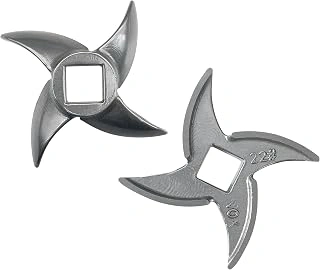 #22 Meat Grinder Blade Stainless Steel Knife Cutter (2 pc)