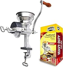 Corona Manual Cast Iron Grain Mill with Hand Crank