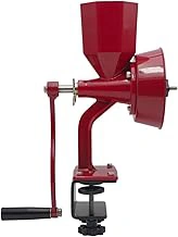 WONDERMILL Junior Deluxe Hand Crank Grain Mill with Stone & Steel Burrs