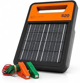 Gallagher S20 0.2 Joule Solar Electric Fence Charger with Lithium Battery