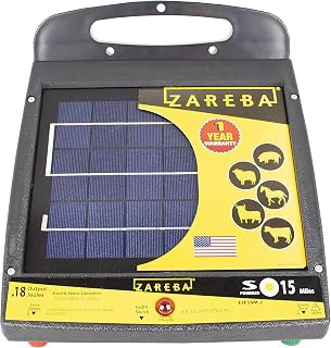 Zareba ESP15M-Z 15 Mile Solar Low Impedance Electric Fence Charger