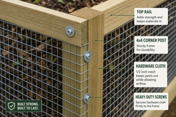 Keep bears and rodents out of your compost pile with a secure DIY station built for safety and peace of mind.