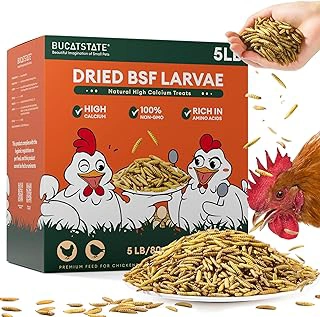 this product 5LB Dried Black Soldier Fly Larvae, High Protein Non-GMO BSFL
