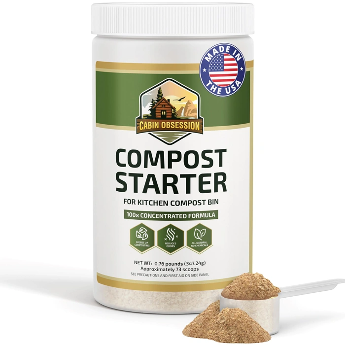 100x Concentrated All Natural Compost Accelerator for Countertop Kitchen Bins