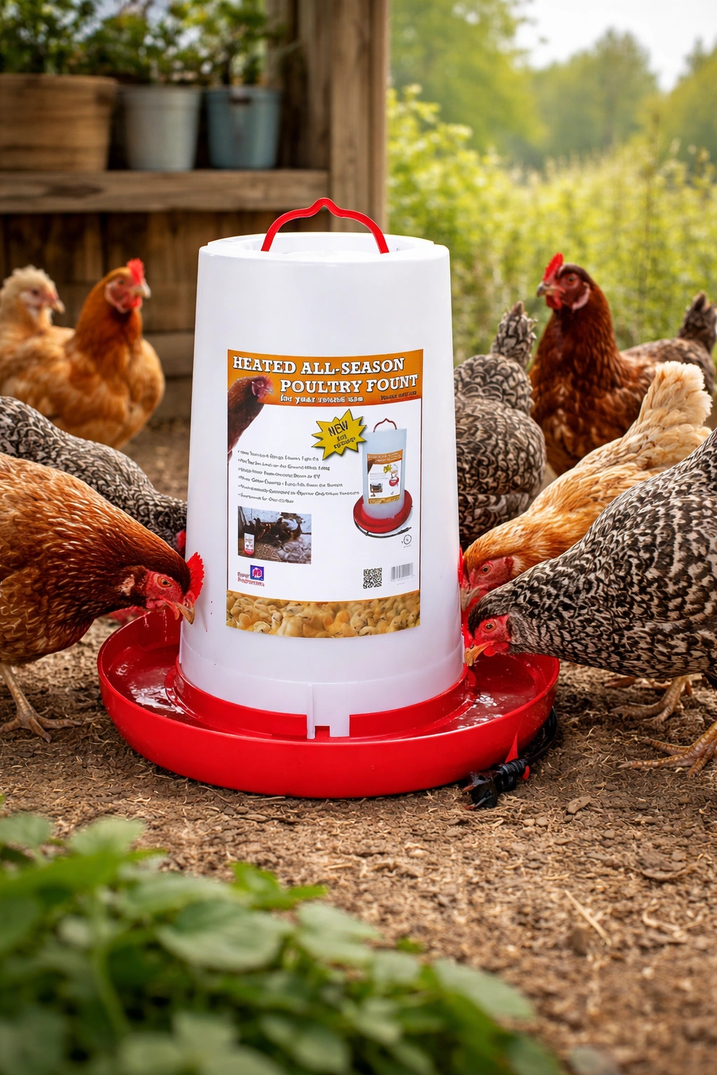 Farm Innovators Heated Poultry Fountain