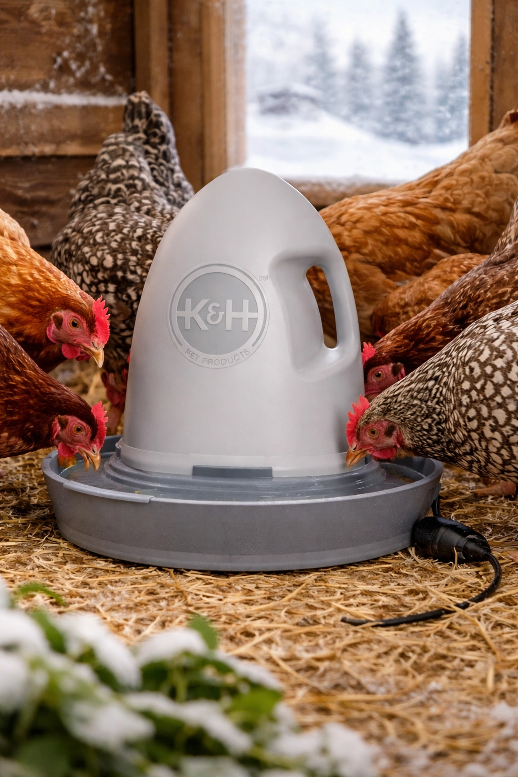 K&H Pet Products Thermo-Poultry Waterer