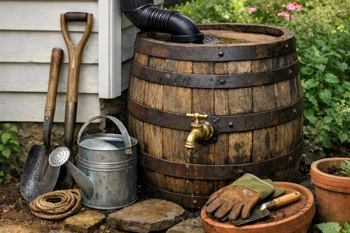 Capture free rainwater for your garden with a simple, budget-friendly barrel system you can build in an afternoon.