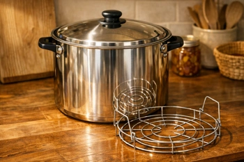 Simple advice to pick the right water bath canner when you're just starting out.