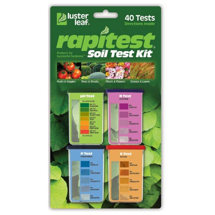 Rapitest Soil Test Kit for Gardens, Vegetables, Flowers & Lawns
