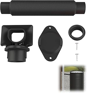 Rain Barrel Downspout Diverter Kit for Rectangular Downspouts