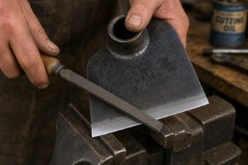 Master the simple steps to sharpen, clean, and protect your carbon steel hoe for easier weeding.