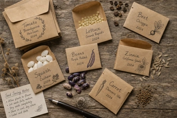 Keep your heirloom seeds viable through winter with the right storage envelopes.