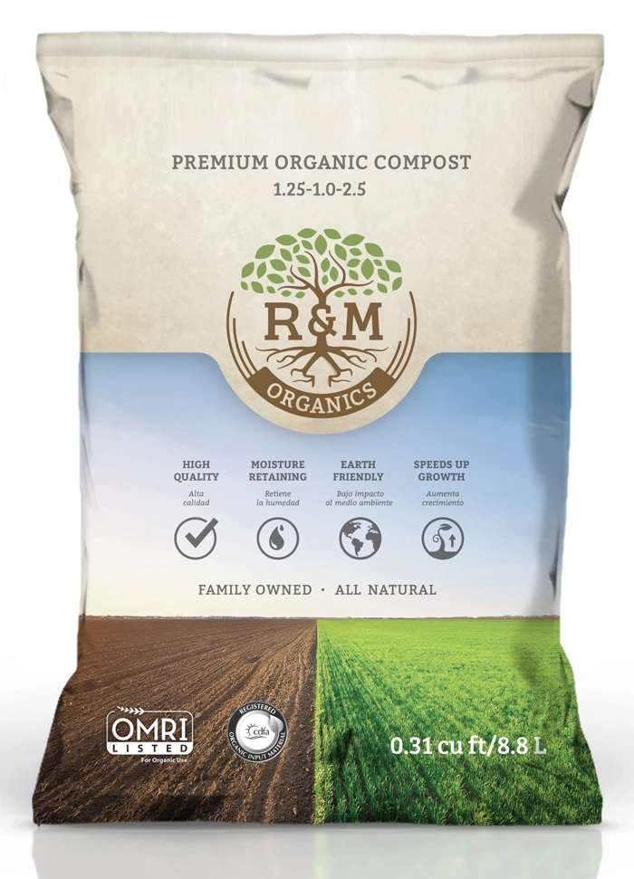 R&M Organics Premium Organic Compost 10-Pound Bag