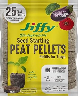 J4REFILL Peat Pellets, for 25 Plants